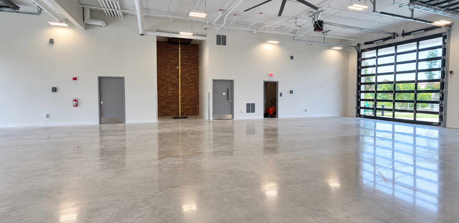 FIRE STATION #13 polished concrete floor in SIESTA KEY, FL