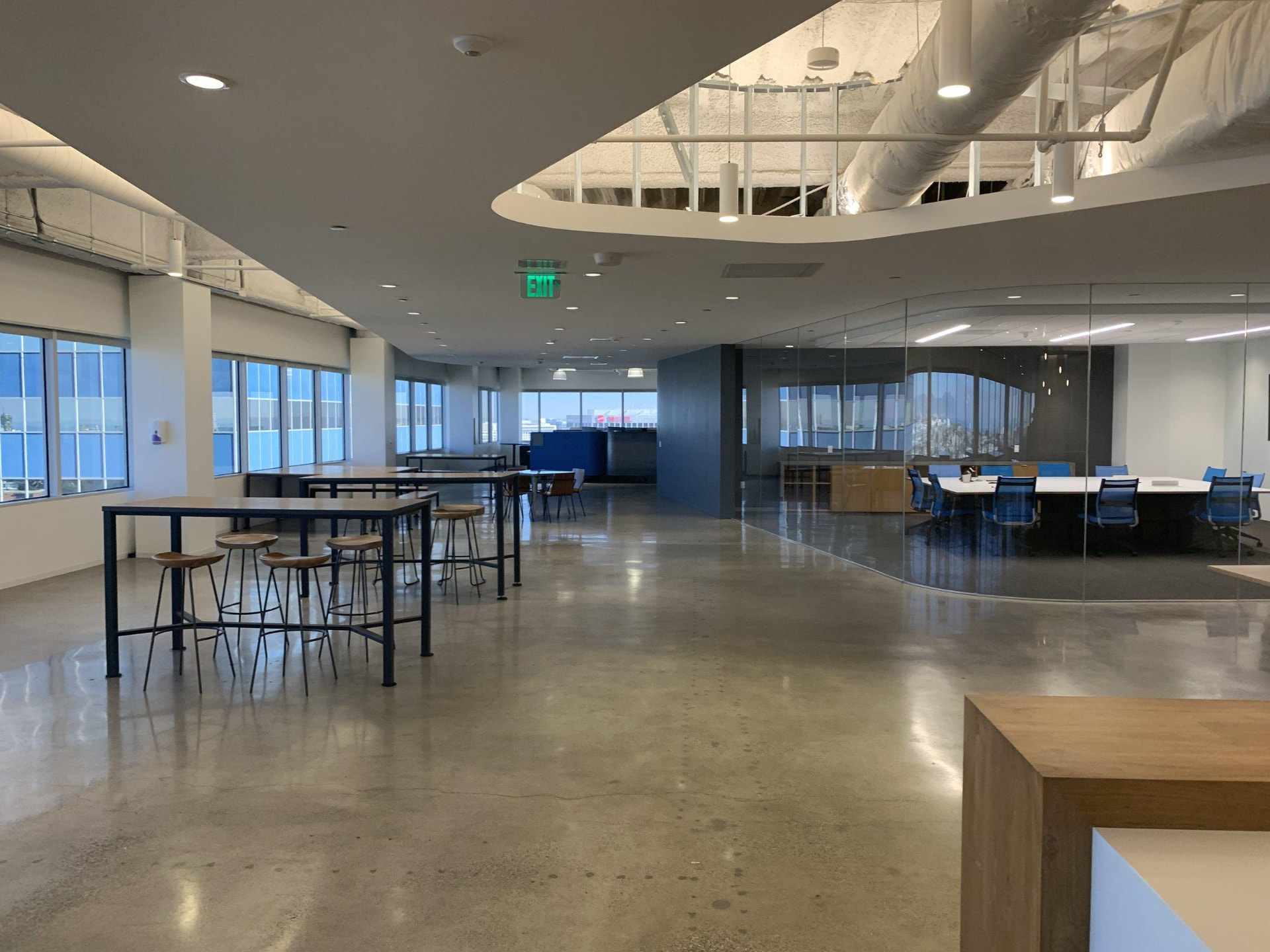 TAMPA BAY INNOVATION CENTER polished concrete floor in ST. PETERSBURG, FL