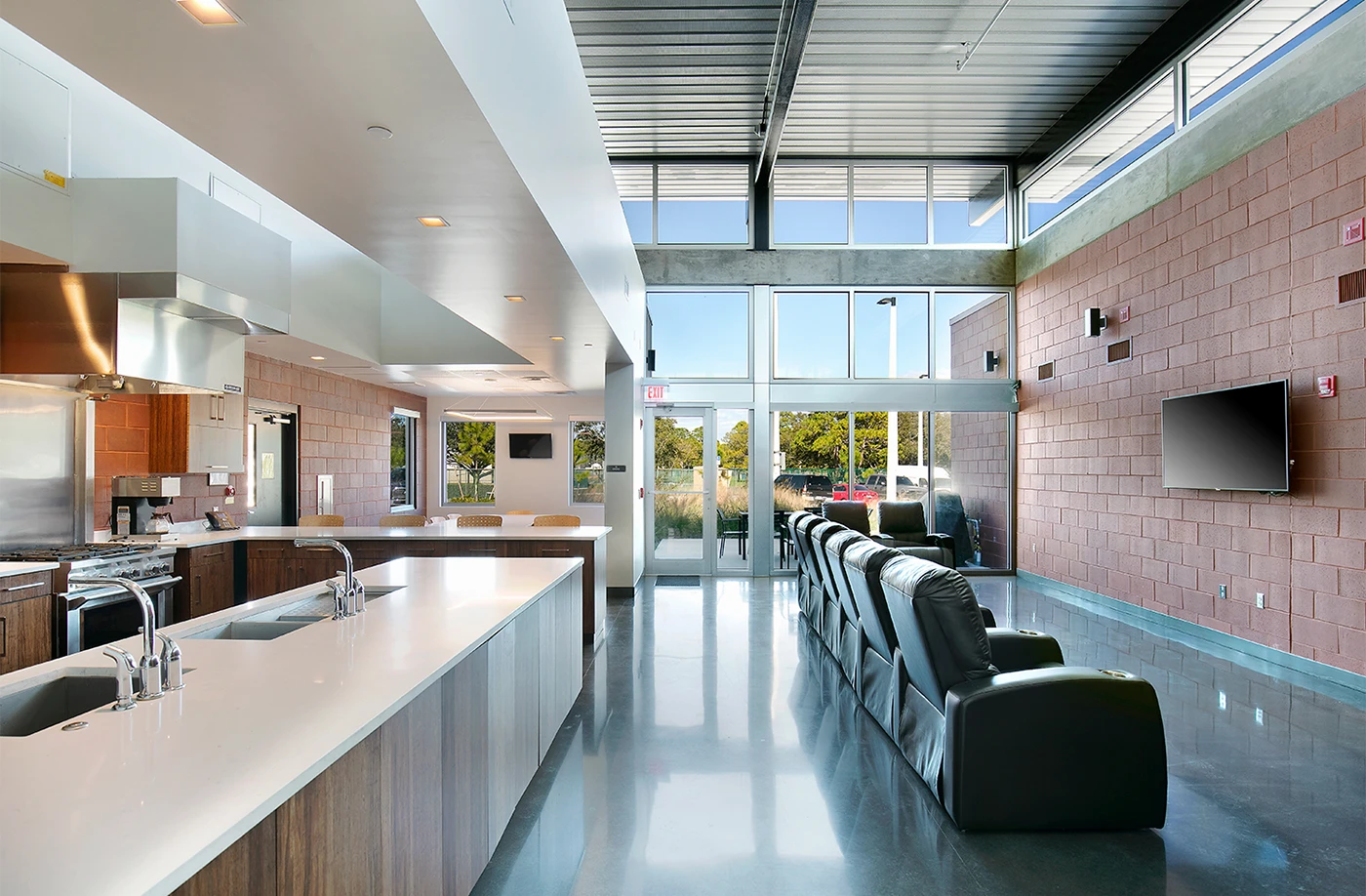 FIRE STATION #7 polished concrete floor in ST. PETERSBURG, FL