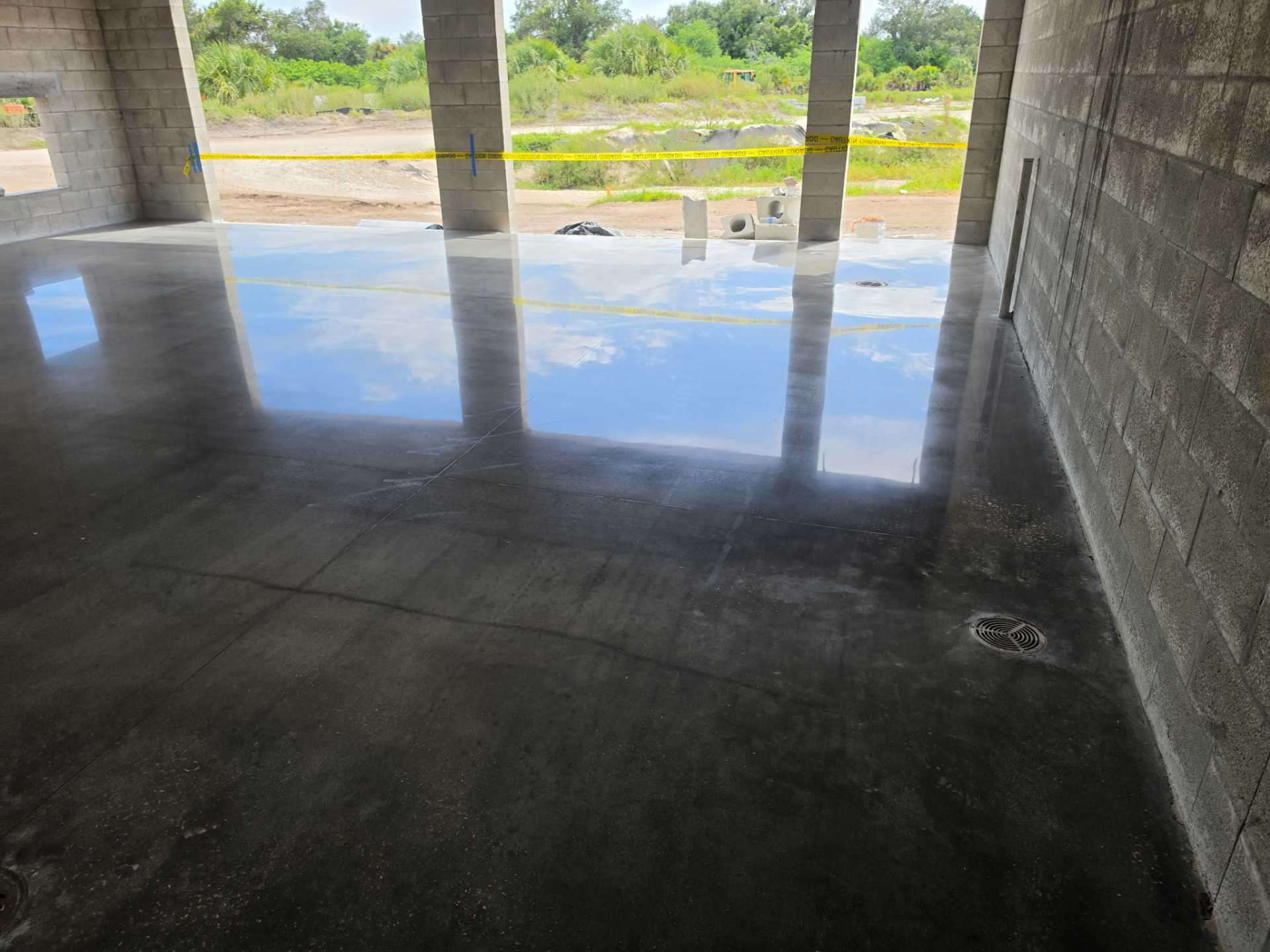 VENICE GARDENS WATER TREATMENT FACILITY polished concrete floor in VENICE, FL - photo 1