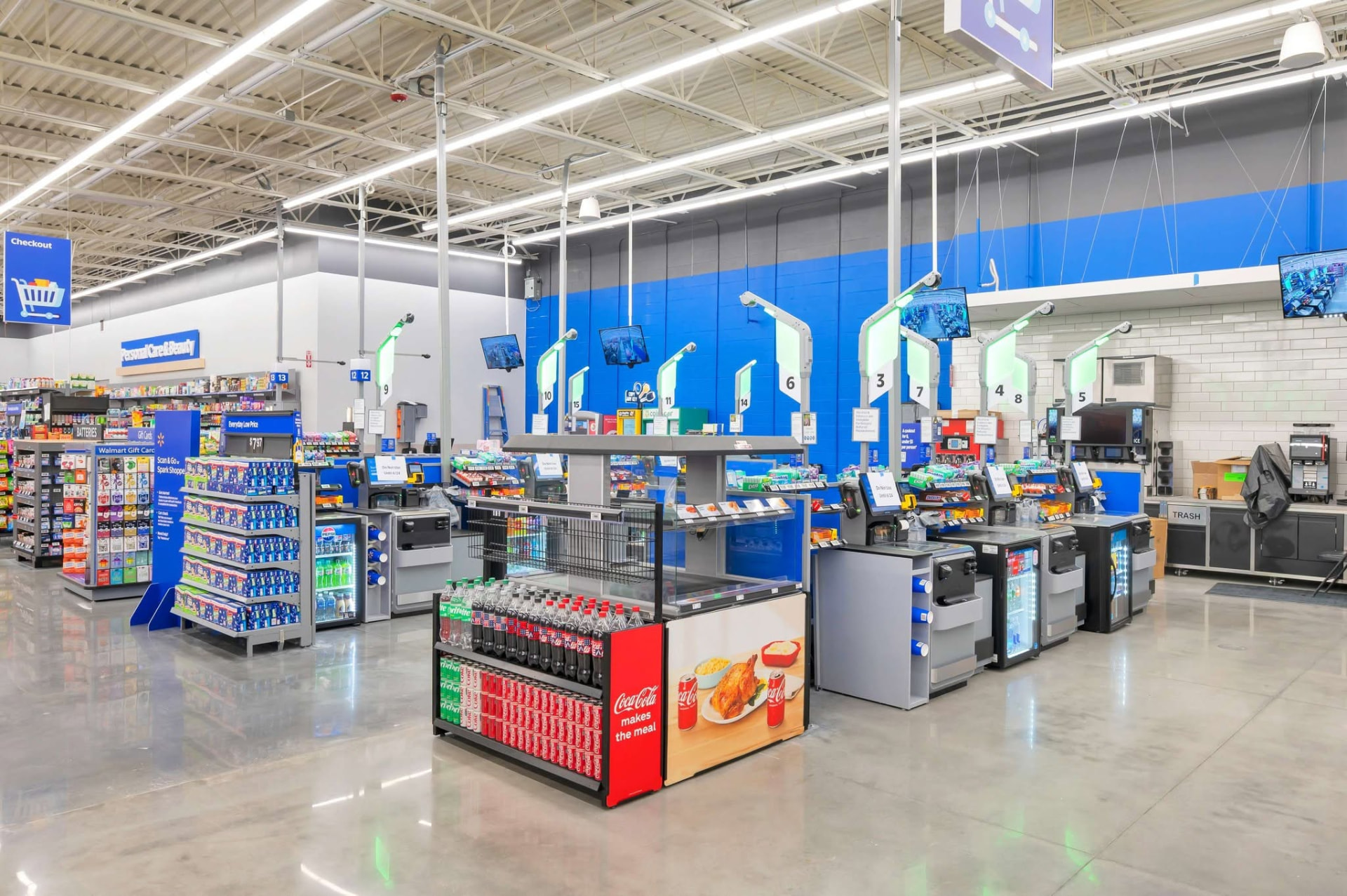 WALMART NEIGHBORHOOD MARKET - LADY LAKE polished concrete floor in LADY LAKE, FL - photo 1