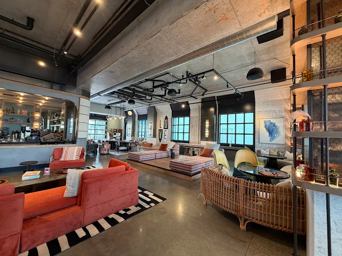MOXY HOTEL polished concrete floor in ST. PETERSBURG, FL